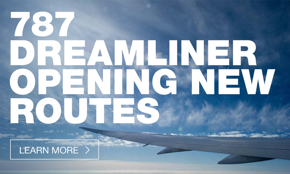 787 Dreamliner Routes