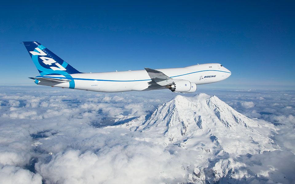 Image of 747-8F First Flight 