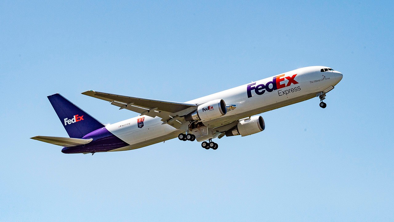FedEx Delivery of 100th 767 Flyaway
