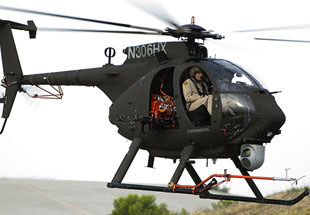 AH-6 light attack helicopter