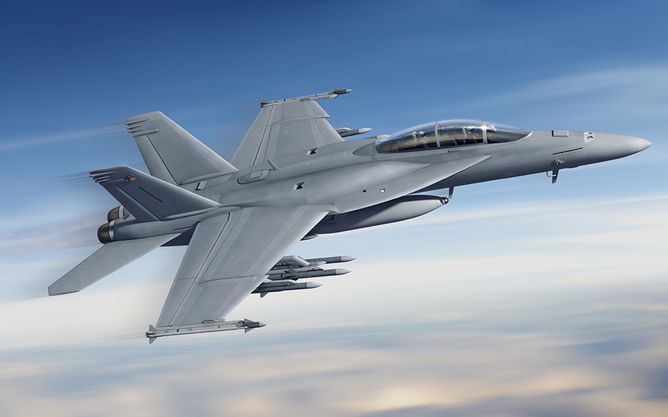 F/A-18 Super Hornet in flight