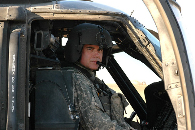   Shanahan before his final flight over Baghdad circa 2007.