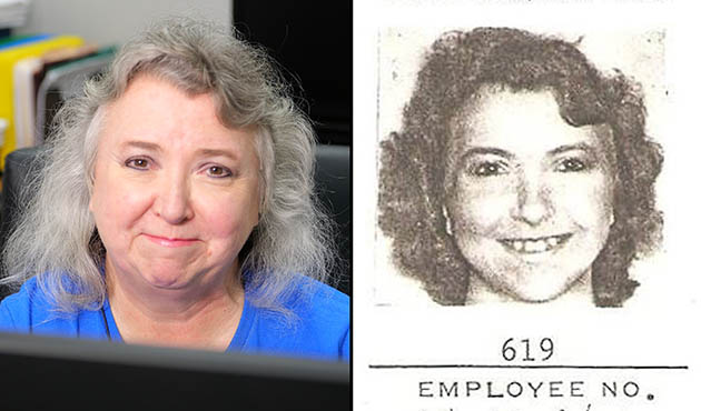 Gail Ihrig is celebrating her 40th anniversary with Sensor Systems this year. She is one of many employees who have spent decades with the company. The photo on the right is from Ihrig's employee identification badge in 1983.