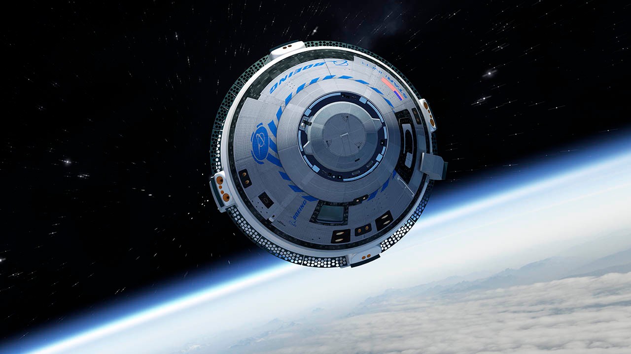 Starliner in space
