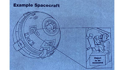 Boeing patent for measuring mass in space