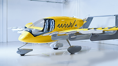 Wisk self-flying, all-electric air taxi